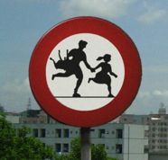 Traffic sign in China