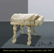 Christo, wrapped Coffeetable 
